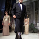 President-elect George W. Bush shows off the US presidential seal on his cowboy boots at the Texas Black Tie and Boots Ball in 2001.